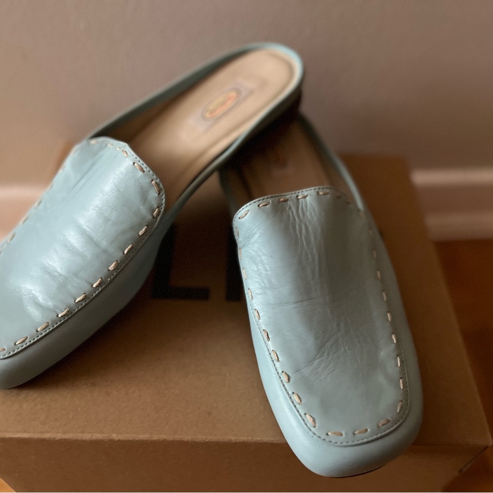 Talbots Blue Moccasin Slip-On Shoes